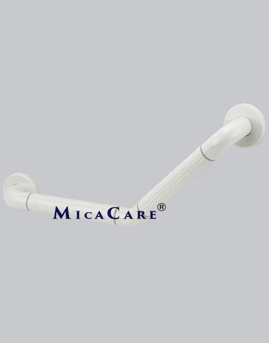 Anti slip angled grab bar 135°
