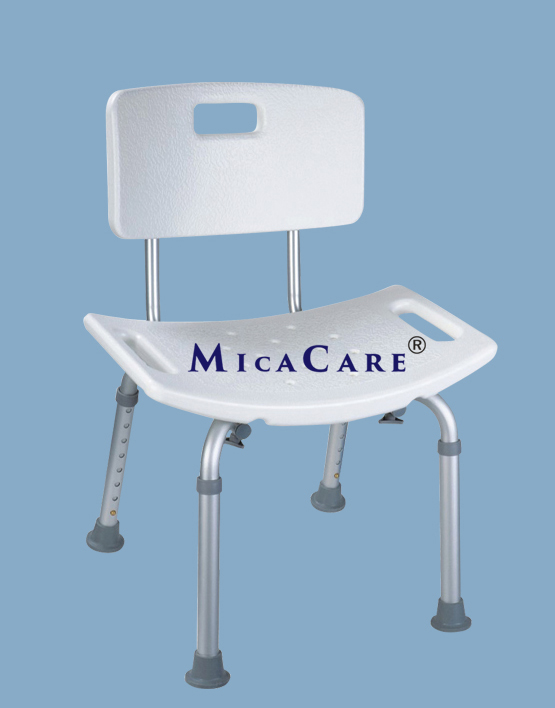 bath shower chair with removable back