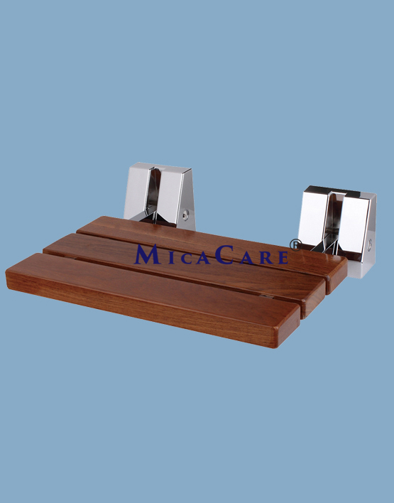 wood folding shower bench