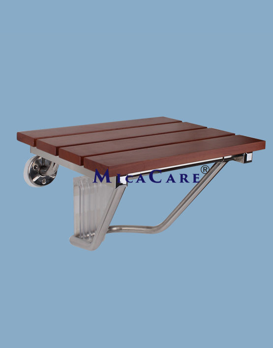 mounted wood seat with extra support