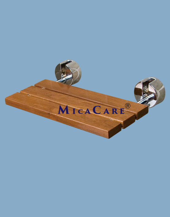 luxurious teak wood fold up seat