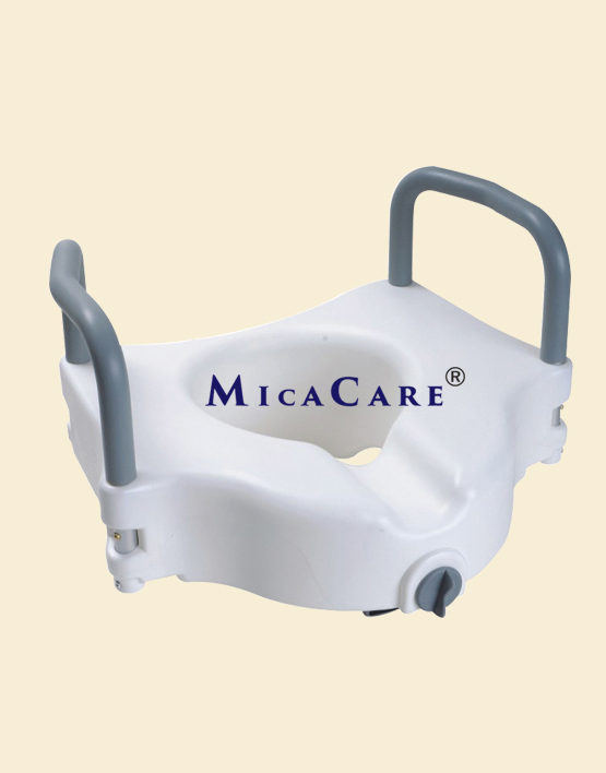 toilet seat riser 5'' with adjustable arms
