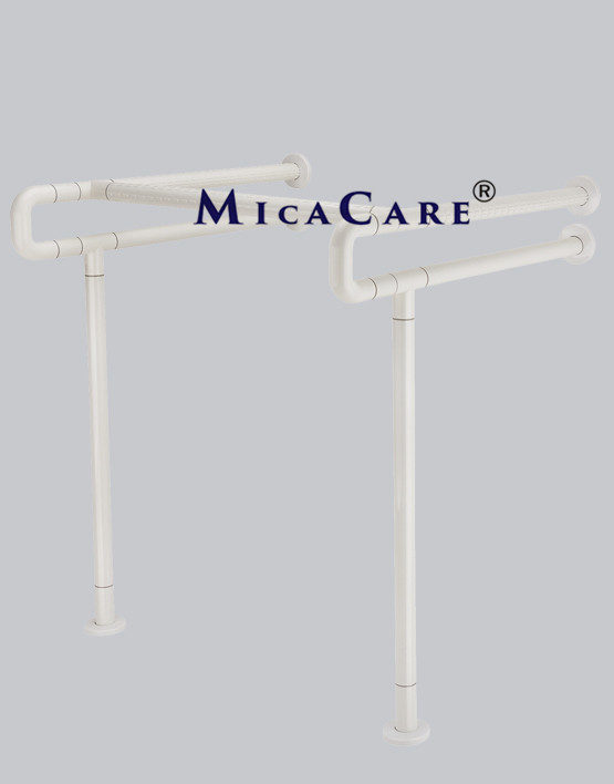 wall to floor wash basin grab bar