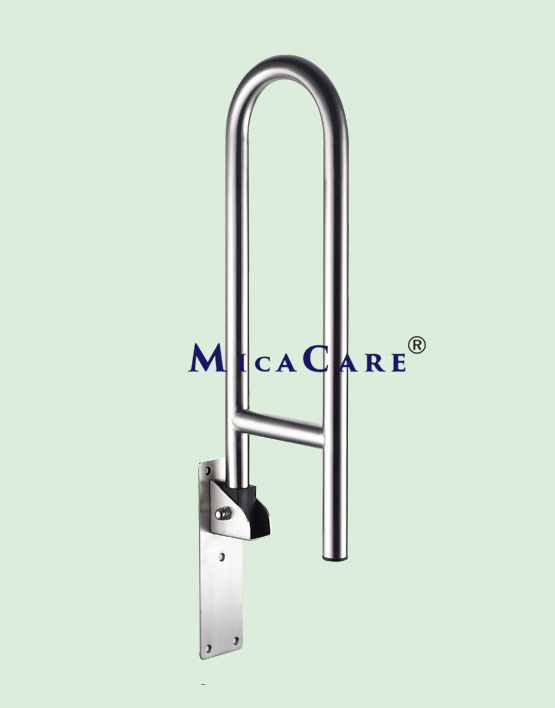 SS304 flip up grab bar