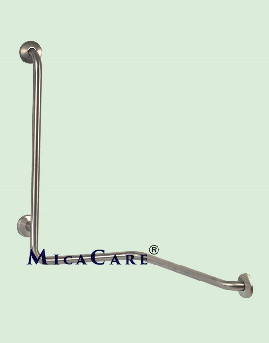corner grab bar S shape