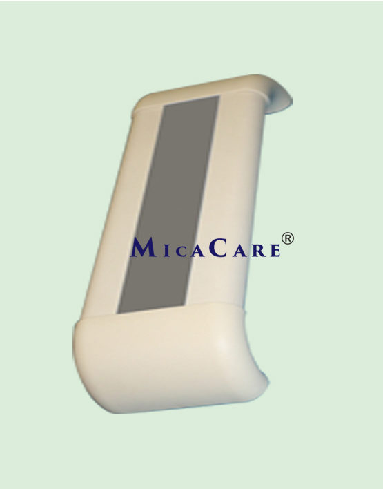 flat handrail with bumper and better handgrip